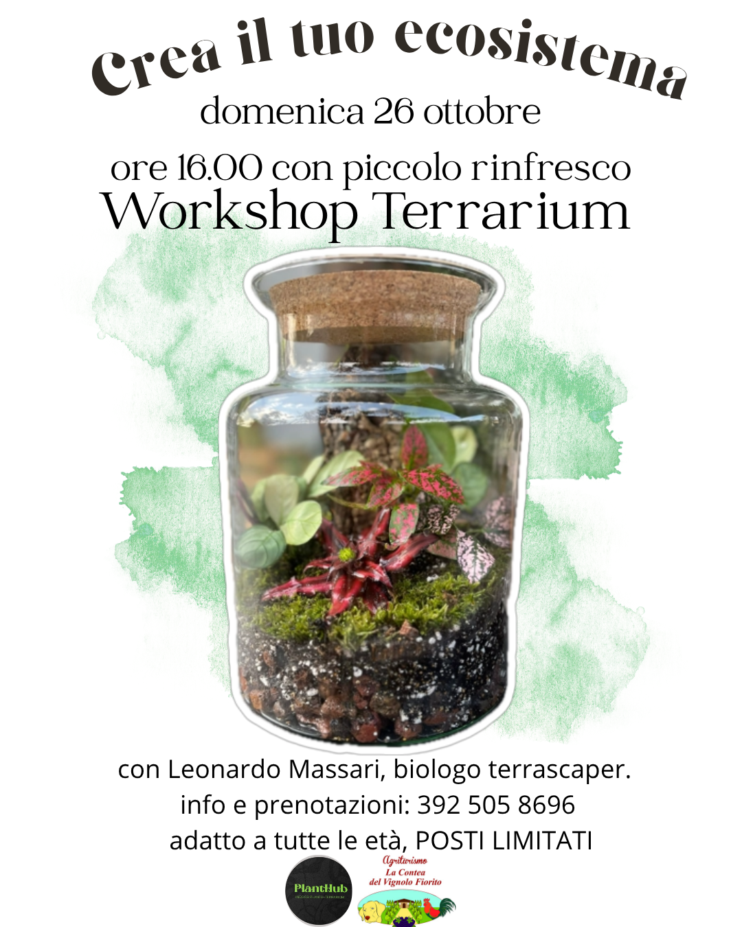 La Contea del Vignolo FIorito - Workshop terrarium Lodi e provincia